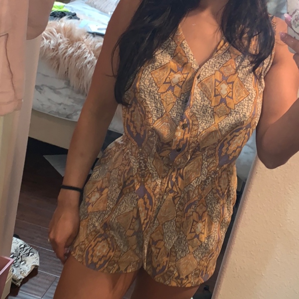 Forever 21 colorful printed romper